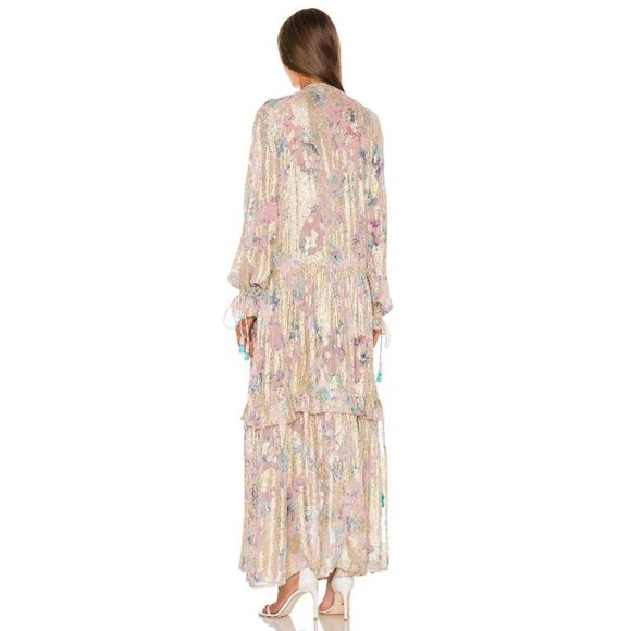 NWT HEMANT AND NANDITA LUREX KAFTAN - Picture 5 of 7